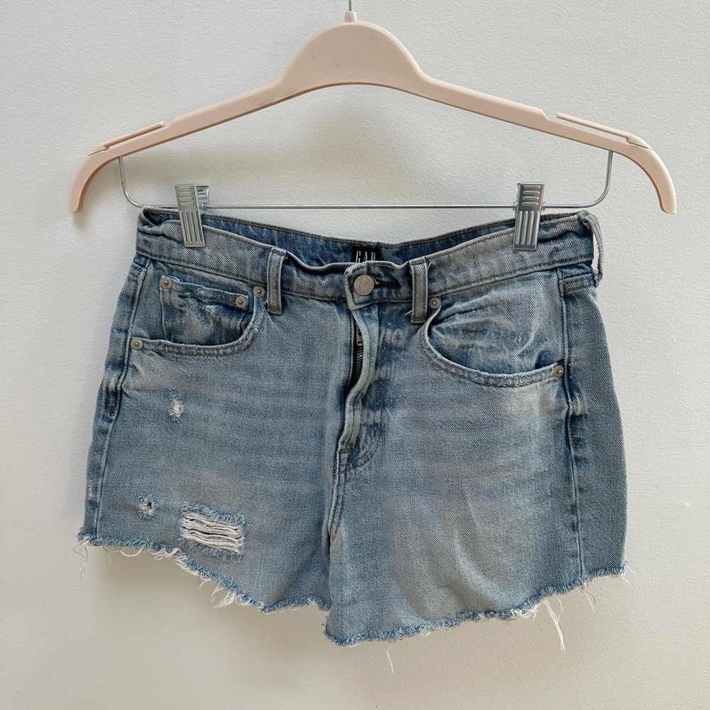 Distressed Denim Women Shorts